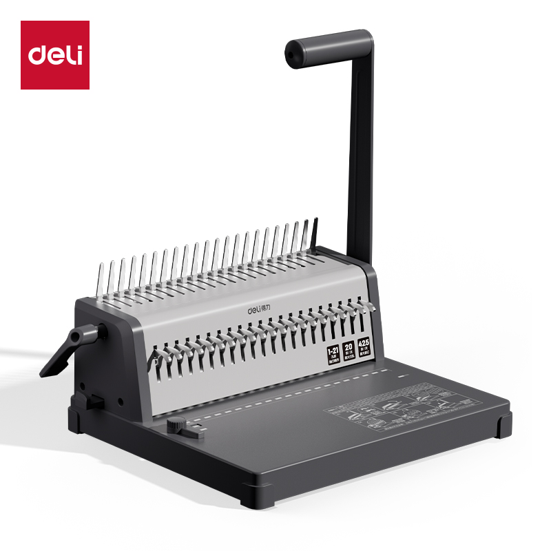 Binding Machine Comb - Биговально-переплетная машина Deli 3870/3871/3872S/3873S для тяжелых